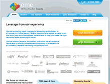 Tablet Screenshot of onlinemarketexperts.com